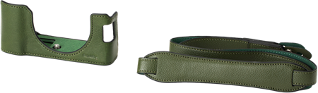 SmallRig 4701 Fodral-Rem Grön Läder Fujifilm X100VI