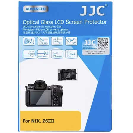 JJC LCD-skydd Optical Glass till Nikon Z6III, Z50II, Z5II