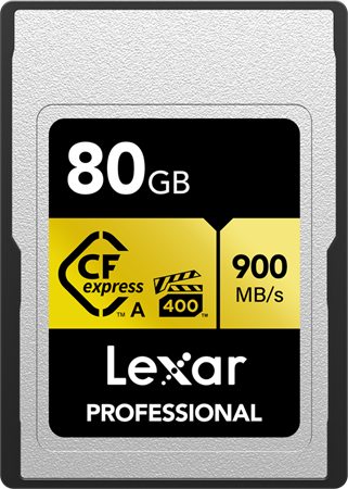 Lexar CFexpress Typ A 80GB Pro Gold R900/W800