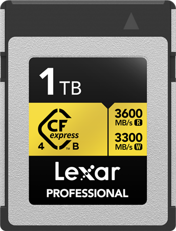 LEXAR CFexpress 4.0 Typ B 1TB Pro Gold R3600/W3300