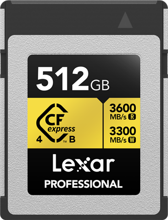 LEXAR CFexpress 4.0 Typ B 512GB Pro Gold R3600/W3300