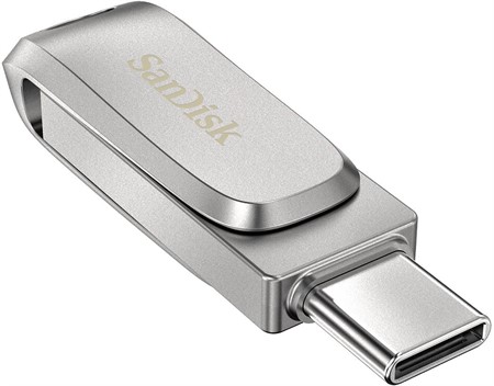 SanDisk USB-minne 64GB Dual Drive Luxe USB-C/USB A