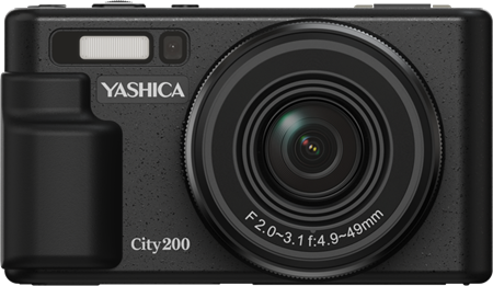 Yashica City 200 Svart Kompaktkamera